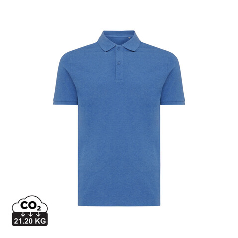 IQONIQ Yosemite Piqué-Poloshirt aus recycelter Baumwolle heather blue bedrucken, Art.-Nr. T9200.024.XS IQONIQ Yosemite Piqué-Poloshirt aus recycelter Baumwolle heather blue bedrucken, Art.-Nr. T9200.024.XS