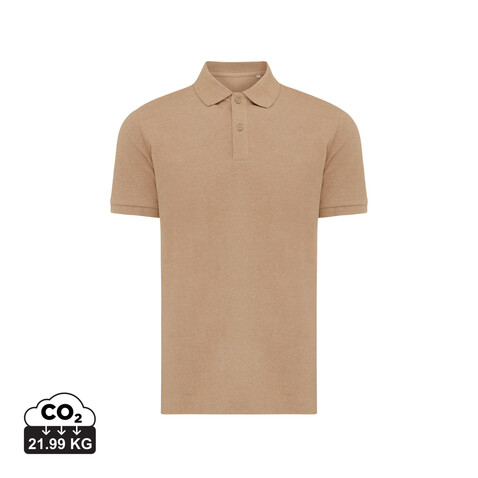 IQONIQ Yosemite Piqué-Poloshirt aus recycelter Baumwolle heather brown bedrucken, Art.-Nr. T9200.017.S IQONIQ Yosemite Piqué-Poloshirt aus recycelter Baumwolle heather brown bedrucken, Art.-Nr. T9200.017.S