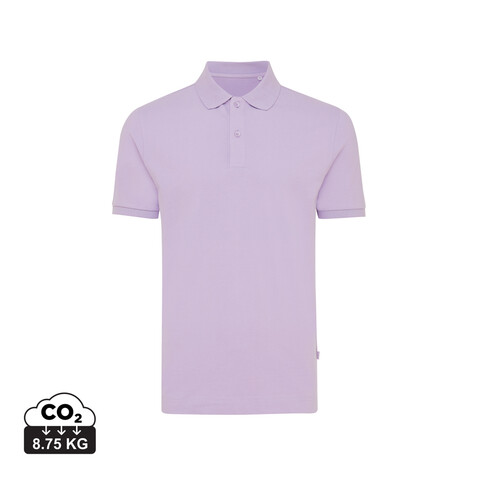 IQONIQ Yosemite Piqué-Poloshirt aus recycelter Baumwolle lavender bedrucken, Art.-Nr. T9200.011.XL