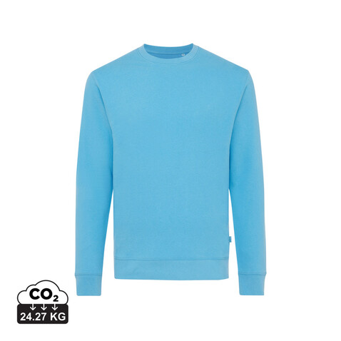 IQONIQ Zion Rundhals-Sweater aus recycelter Baumwolle tranquil blue bedrucken, Art.-Nr. T9300.010.XXXL IQONIQ Zion Rundhals-Sweater aus recycelter Baumwolle tranquil blue bedrucken, Art.-Nr. T9300.010.XXXL