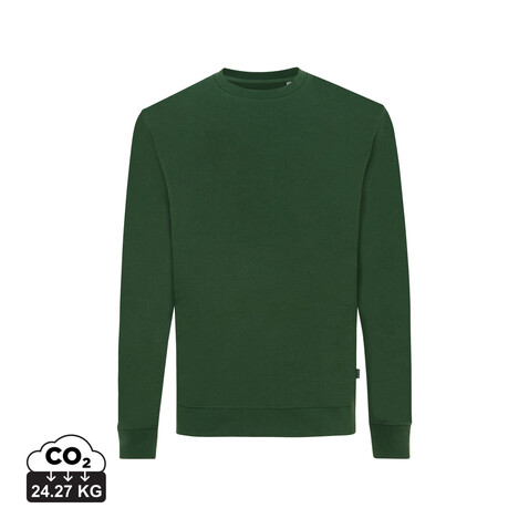IQONIQ Zion Rundhals-Sweater aus recycelter Baumwolle forest green bedrucken, Art.-Nr. T9300.005.XXS IQONIQ Zion Rundhals-Sweater aus recycelter Baumwolle forest green bedrucken, Art.-Nr. T9300.005.XXS