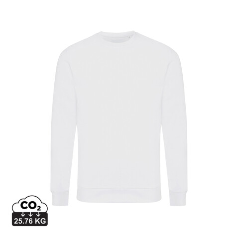 IQONIQ Zion Rundhals-Sweater aus recycelter Baumwolle recycled white bedrucken, Art.-Nr. T9300.004.XXL IQONIQ Zion Rundhals-Sweater aus recycelter Baumwolle recycled white bedrucken, Art.-Nr. T9300.004.XXL