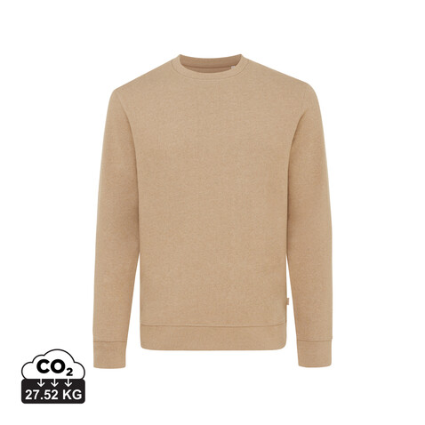 IQONIQ Denali ungefärbt. Rundhals-Sweater aus recycelter BW heather brown bedrucken, Art.-Nr. T9301.017.S IQONIQ Denali ungefärbt. Rundhals-Sweater aus recycelter BW heather brown bedrucken, Art.-Nr. T9301.017.S