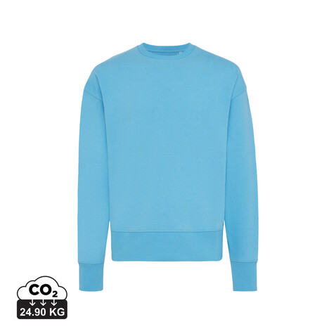 IQONIQ Kruger Relax-Rundhals-Sweater aus recycelt. Baumwolle tranquil blue bedrucken, Art.-Nr. T9302.010.XS IQONIQ Kruger Relax-Rundhals-Sweater aus recycelt. Baumwolle tranquil blue bedrucken, Art.-Nr. T9302.010.XS