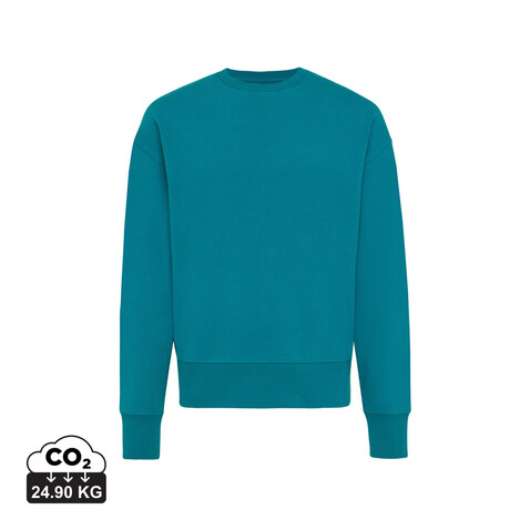 IQONIQ Kruger Relax-Rundhals-Sweater aus recycelt. Baumwolle verdigris bedrucken, Art.-Nr. T9302.009.XS IQONIQ Kruger Relax-Rundhals-Sweater aus recycelt. Baumwolle verdigris bedrucken, Art.-Nr. T9302.009.XS