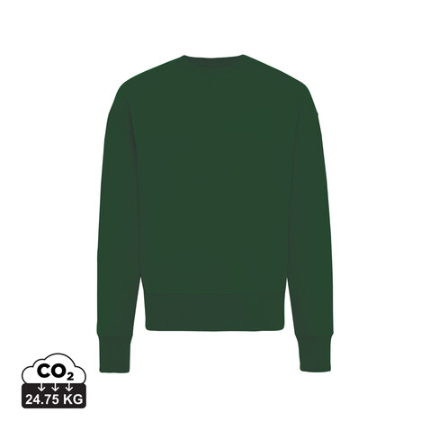 IQONIQ Kruger Relax-Rundhals-Sweater aus recycelt. Baumwolle forest green bedrucken, Art.-Nr. T9302.005.XS IQONIQ Kruger Relax-Rundhals-Sweater aus recycelt. Baumwolle forest green bedrucken, Art.-Nr. T9302.005.XS