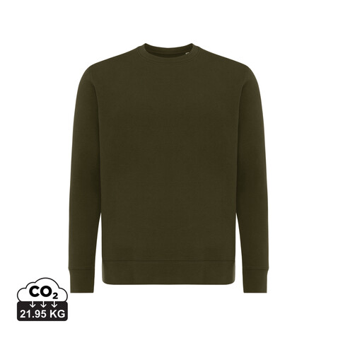 IQONIQ Etosha Lightweight Sweater aus recycelter Baumwolle khaki bedrucken, Art.-Nr. T9303.020.M IQONIQ Etosha Lightweight Sweater aus recycelter Baumwolle khaki bedrucken, Art.-Nr. T9303.020.M