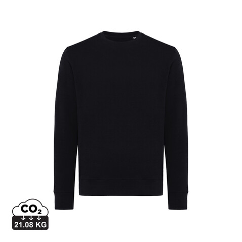 IQONIQ Etosha Lightweight Sweater aus recycelter Baumwolle schwarz bedrucken, Art.-Nr. T9303.001.XXL IQONIQ Etosha Lightweight Sweater aus recycelter Baumwolle schwarz bedrucken, Art.-Nr. T9303.001.XXL