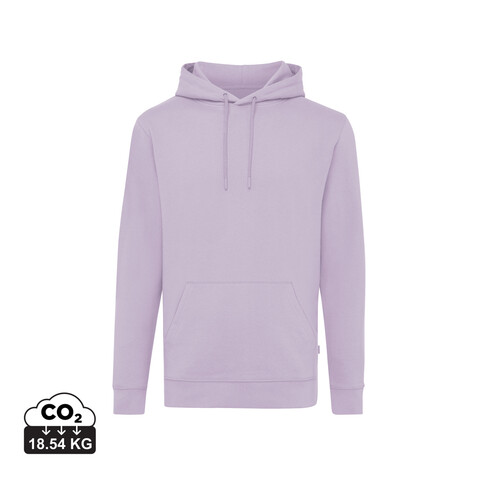 IQONIQ Jasper Hoodie aus recycelter Baumwolle lavender bedrucken, Art.-Nr. T9400.011.XS