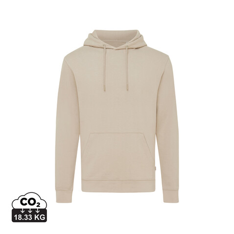 IQONIQ Jasper Hoodie aus recycelter Baumwolle desert bedrucken, Art.-Nr. T9400.006.XS