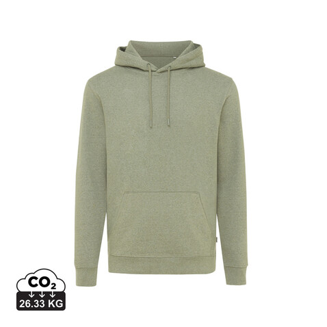 IQONIQ Torres ungefärbter Hoodie aus recycelter Baumwolle heather green bedrucken, Art.-Nr. T9401.015.XL IQONIQ Torres ungefärbter Hoodie aus recycelter Baumwolle heather green bedrucken, Art.-Nr. T9401.015.XL