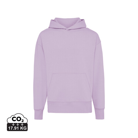 IQONIQ Yoho Relax-Hoodie aus recycelter Baumwolle lavender bedrucken, Art.-Nr. T9402.011.S IQONIQ Yoho Relax-Hoodie aus recycelter Baumwolle lavender bedrucken, Art.-Nr. T9402.011.S
