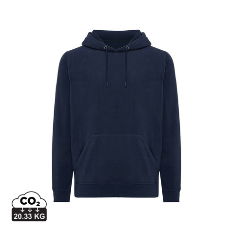 IQONIQ Trivor Mikrofleece-Kapuzen-Pulli aus recyc. Polyester navy blau bedrucken, Art.-Nr. T9403.002.L IQONIQ Trivor Mikrofleece-Kapuzen-Pulli aus recyc. Polyester navy blau bedrucken, Art.-Nr. T9403.002.L