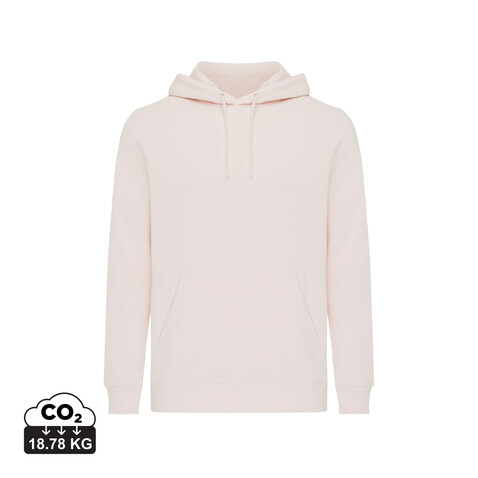 IQONIQ Rila Lightweight Hoodie aus recycelter Baumwolle cloud pink bedrucken, Art.-Nr. T9404.039.S