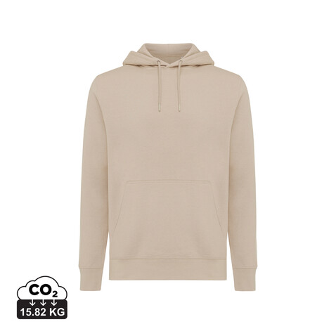 IQONIQ Rila Lightweight Hoodie aus recycelter Baumwolle desert bedrucken, Art.-Nr. T9404.006.XL