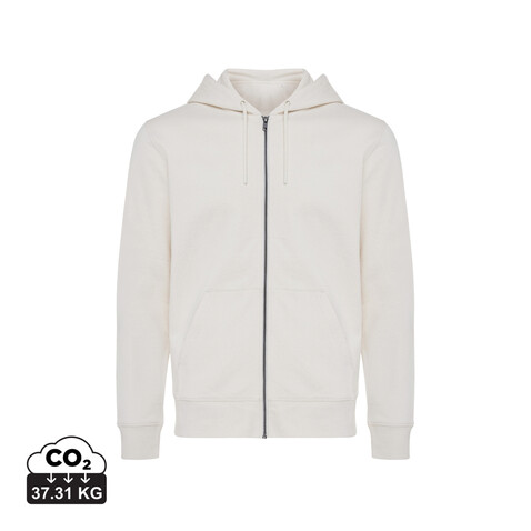 IQONIQ Abisko Zip-Kapuzenpullover aus recycelter Baumwolle natural raw bedrucken, Art.-Nr. T9600.018.M IQONIQ Abisko Zip-Kapuzenpullover aus recycelter Baumwolle natural raw bedrucken, Art.-Nr. T9600.018.M