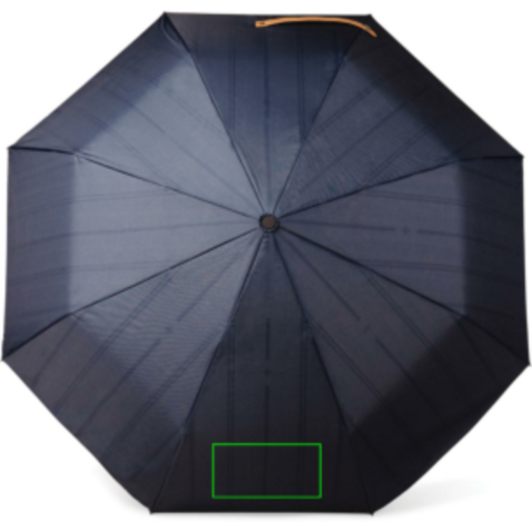 VINGA Bosler AWARE™ 21" faltbarer Schirm aus recyceltem PET navy blau bedrucken, Art.-Nr. V850015 VINGA Bosler AWARE™ 21" faltbarer Schirm aus recyceltem PET navy blau bedrucken, Art.-Nr. V850015