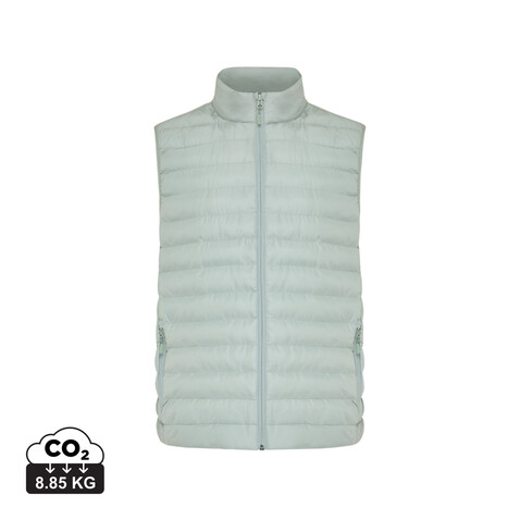 IQONIQ Meru Herren Bodywarmer aus recyceltem Polyester Iceberg green bedrucken, Art.-Nr. T1702.023.L IQONIQ Meru Herren Bodywarmer aus recyceltem Polyester Iceberg green bedrucken, Art.-Nr. T1702.023.L