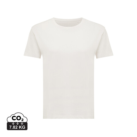 IQONIQ Yala Damen T-Shirt aus recycelter Baumwolle ivory white bedrucken, Art.-Nr. T4100.040.XS