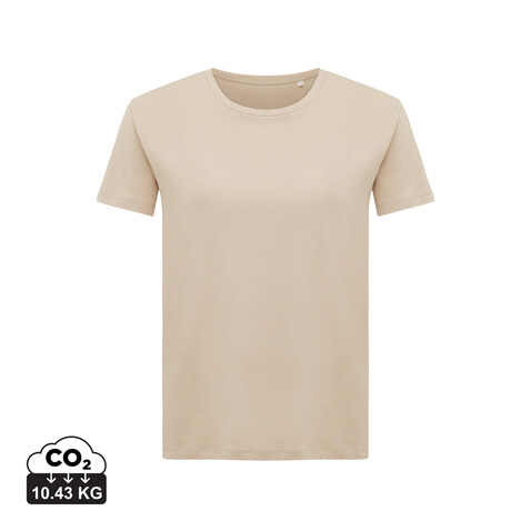 IQONIQ Yala Damen T-Shirt aus recycelter Baumwolle desert bedrucken, Art.-Nr. T4100.006.XXS