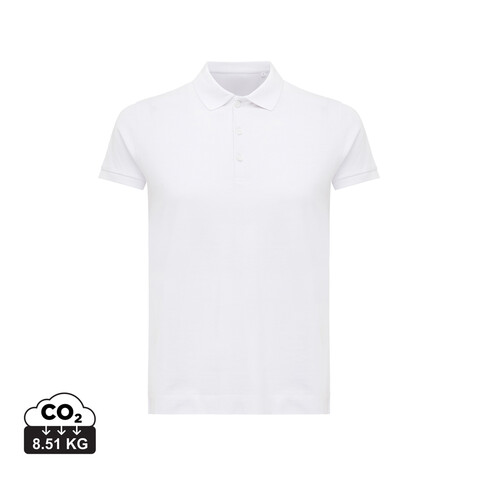 IQONIQ Yosemite Damen Piqué-Poloshirt aus rec. Baumwolle recycled white bedrucken, Art.-Nr. T4200.004.XL
