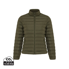 IQONIQ Maiko Damen Steppjacke aus recyceltem Polyester khaki bedrucken, Art.-Nr. T4703.020.XXS