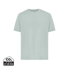 IQONIQ Nikko Heavyweight T-Shirt aus recycelter Baumwolle Iceberg green bedrucken, Art.-Nr. T9106.023.XXXL