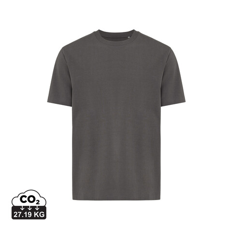 IQONIQ Nikko Heavyweight T-Shirt aus recycelter Baumwolle anthrazit bedrucken, Art.-Nr. T9106.019.XS