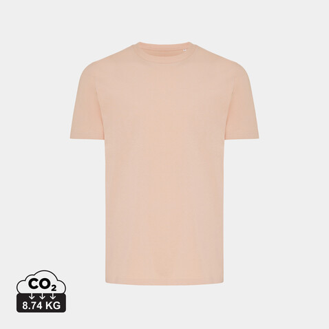 IQONIQ Brett T-Shirt aus recycelter Baumwolle peach nectar bedrucken, Art.-Nr. T9107.038.XXS