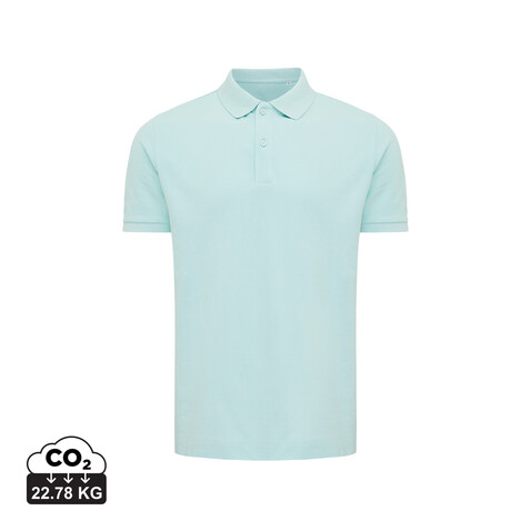 IQONIQ Yosemite Piqué-Poloshirt aus recycelter Baumwolle crushed mint bedrucken, Art.-Nr. T9200.037.XXXL