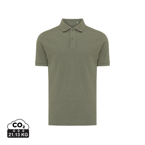 IQONIQ Yosemite Piqué-Poloshirt aus recycelter Baumwolle heather green bedrucken, Art.-Nr. T9200.015.XXS IQONIQ Yosemite Piqué-Poloshirt aus recycelter Baumwolle heather green bedrucken, Art.-Nr. T9200.015.XXS