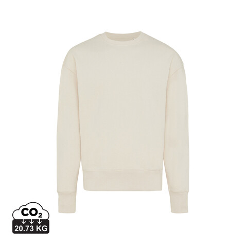 IQONIQ Kruger Relax-Rundhals-Sweater aus recycelt. Baumwolle natural raw bedrucken, Art.-Nr. T9302.018.L IQONIQ Kruger Relax-Rundhals-Sweater aus recycelt. Baumwolle natural raw bedrucken, Art.-Nr. T9302.018.L