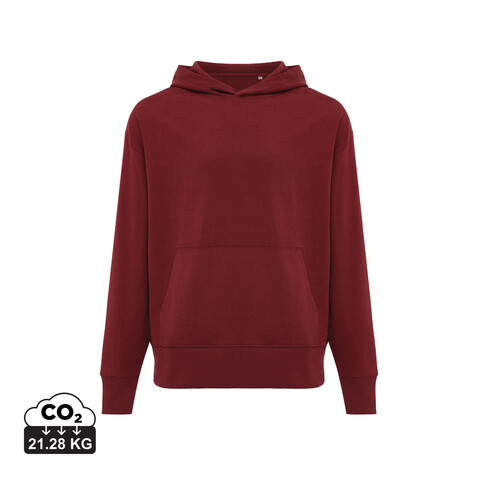 IQONIQ Yoho Relax-Hoodie aus recycelter Baumwolle burgunderrot bedrucken, Art.-Nr. T9402.007.M IQONIQ Yoho Relax-Hoodie aus recycelter Baumwolle burgunderrot bedrucken, Art.-Nr. T9402.007.M