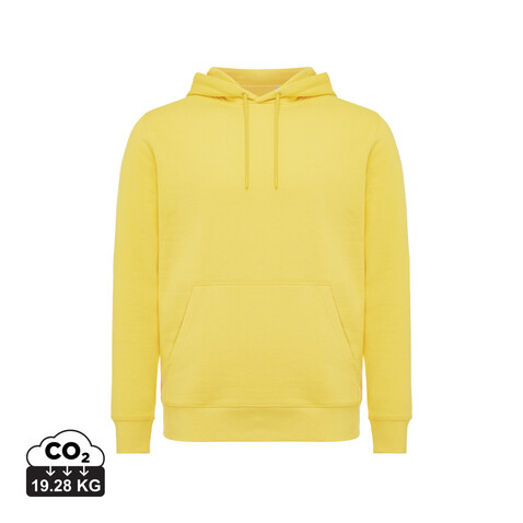 IQONIQ Rila Lightweight Hoodie aus recycelter Baumwolle gelb bedrucken, Art.-Nr. T9404.045.XXS IQONIQ Rila Lightweight Hoodie aus recycelter Baumwolle gelb bedrucken, Art.-Nr. T9404.045.XXS