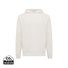 IQONIQ Yengo Hoodie mit Seitentaschen aus rec. Baumwolle ivory white bedrucken, Art.-Nr. T9405.040.XXXL