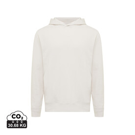 IQONIQ Yengo Hoodie mit Seitentaschen aus rec. Baumwolle ivory white bedrucken, Art.-Nr. T9405.040.XXXL