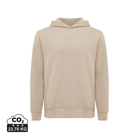IQONIQ Yengo Hoodie mit Seitentaschen aus rec. Baumwolle desert bedrucken, Art.-Nr. T9405.006.L