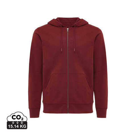 IQONIQ Abisko Zip-Kapuzenpullover aus recycelter Baumwolle burgunderrot bedrucken, Art.-Nr. T9600.007.M IQONIQ Abisko Zip-Kapuzenpullover aus recycelter Baumwolle burgunderrot bedrucken, Art.-Nr. T9600.007.M