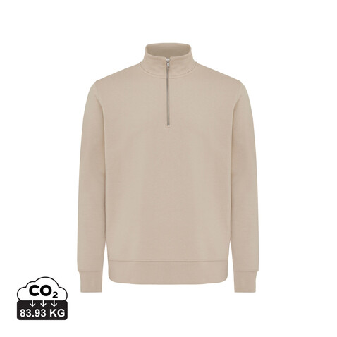 IQONIQ Elgon Quarter-Zip-Sweater aus rec. Baumwolle desert bedrucken, Art.-Nr. T9601.006.L IQONIQ Elgon Quarter-Zip-Sweater aus rec. Baumwolle desert bedrucken, Art.-Nr. T9601.006.L