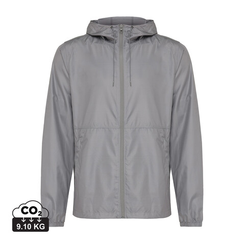 IQONIQ Logan Lightweight Jacke aus recyceltem Polyester Silbergrau bedrucken, Art.-Nr. T9701.035.XXS