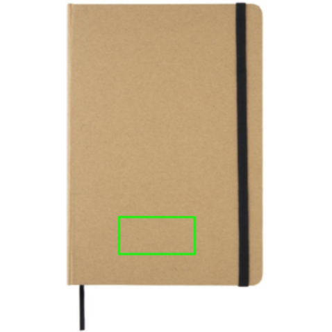 Kraft A5 Notizbuch schwarz bedrucken, Art.-Nr. P773.951 Kraft A5 Notizbuch schwarz bedrucken, Art.-Nr. P773.951