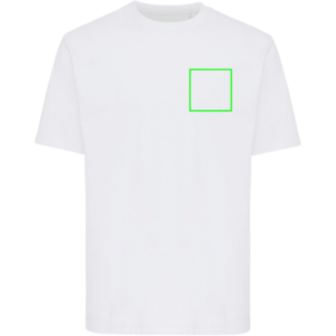 IQONIQ Nikko Heavyweight T-Shirt aus recycelter Baumwolle recycled white bedrucken, Art.-Nr. T9106.004.XS