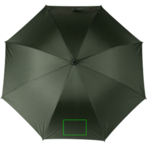 VINGA Baltimore AWARE™ RPET 23“ Regenschirm grün bedrucken, Art.-Nr. V850117