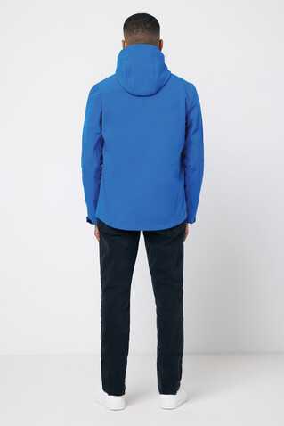 IQONIQ Makalu Herren Softshelljacke aus recyceltem Polyester Königsblau bedrucken, Art.-Nr. T1700.025.L