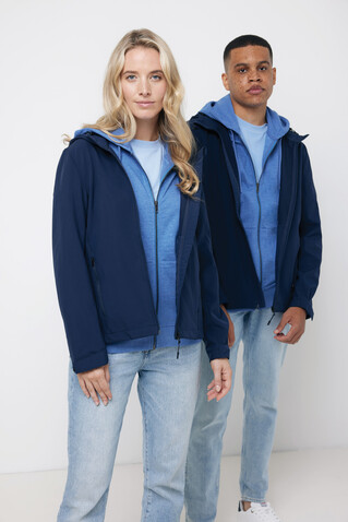 IQONIQ Makalu Herren Softshelljacke aus recyceltem Polyester navy blau bedrucken, Art.-Nr. T1700.002.M IQONIQ Makalu Herren Softshelljacke aus recyceltem Polyester navy blau bedrucken, Art.-Nr. T1700.002.M