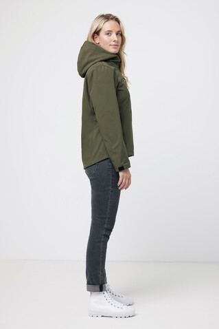 IQONIQ Makalu Damen Softshelljacke aus recyceltem Polyester khaki bedrucken, Art.-Nr. T4700.020.M