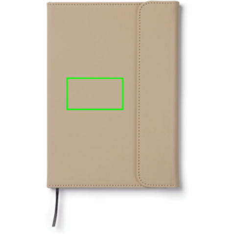 VINGA Baltimore GRS-zertifiziertes Papier & PU-Notizbuch greige bedrucken, Art.-Nr. V773109 VINGA Baltimore GRS-zertifiziertes Papier & PU-Notizbuch greige bedrucken, Art.-Nr. V773109