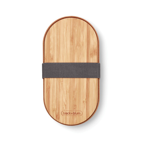 Black+Blum Stainless Steel Double Bento Box grau bedrucken, Art.-Nr. P439.2002