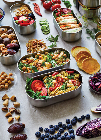 Black+Blum Stainless Steel Double Bento Box grau bedrucken, Art.-Nr. P439.2002