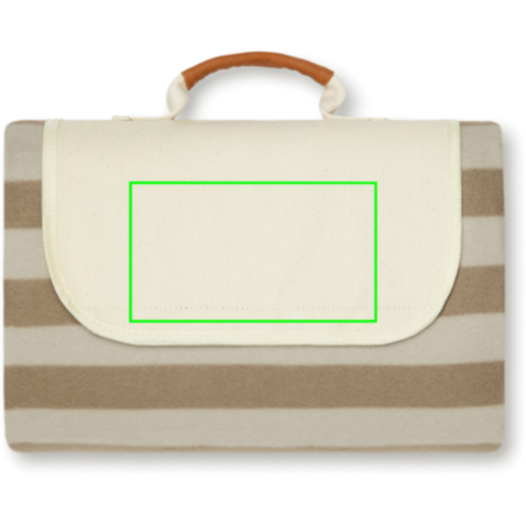 VINGA Alba große GRS rPET Picknickdecke braun bedrucken, Art.-Nr. V4590003 VINGA Alba große GRS rPET Picknickdecke braun bedrucken, Art.-Nr. V4590003